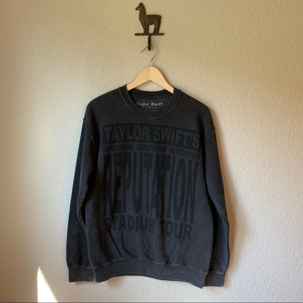 Taylor Swift Stonewash Reputation Pullover